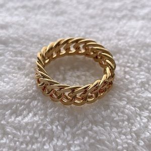 NEW Gold Chain Ring